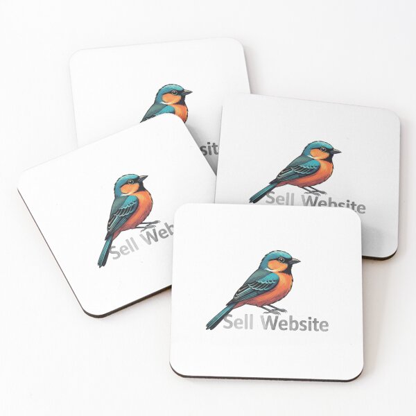 Item preview, ​Sell Website Bird Sticker - Digital Nomad Freedom Art designed and sold by Fatomfatom.