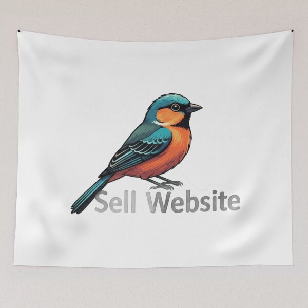 Item preview, ​Sell Website Bird Sticker - Digital Nomad Freedom Art designed and sold by Fatomfatom.