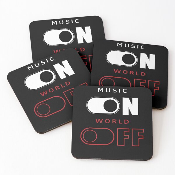 Item preview, Music On - World Off! designed and sold by PhillipaQuiron.