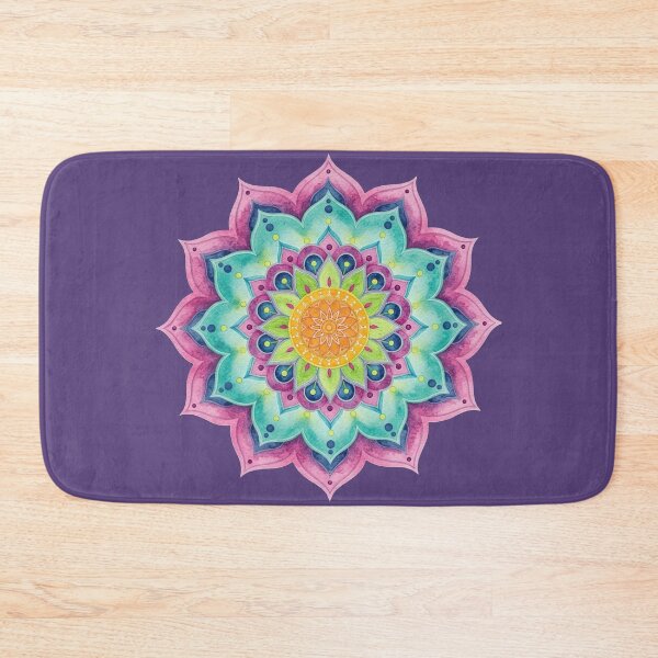 Item preview, Colorful Watercolor Mandala – Pastel Floral Zen Art for Meditation, Yoga & Home Decor designed and sold by Dominik1994.