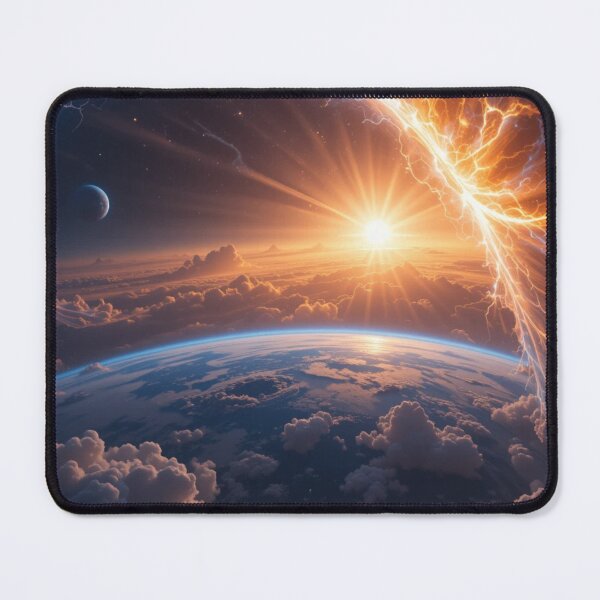 Item preview, Cosmic Earth Sunset designed and sold by PixelVibe782.