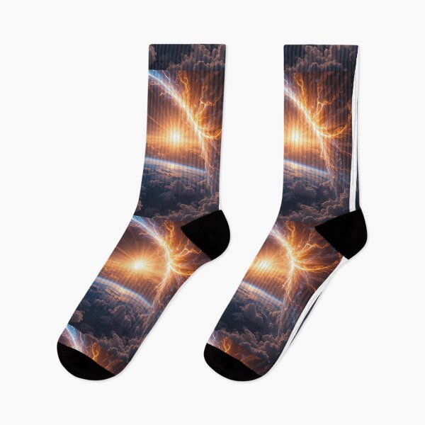 Item preview, Cosmic Earth Sunset designed and sold by PixelVibe782.
