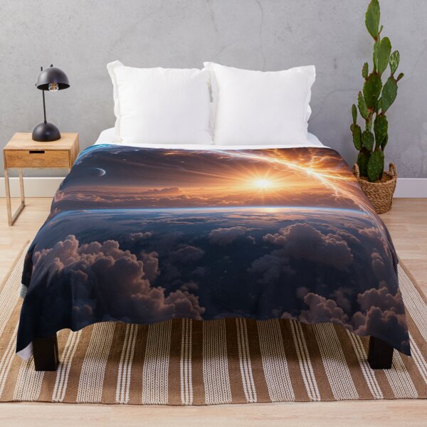 Item preview, Cosmic Earth Sunset designed and sold by PixelVibe782.