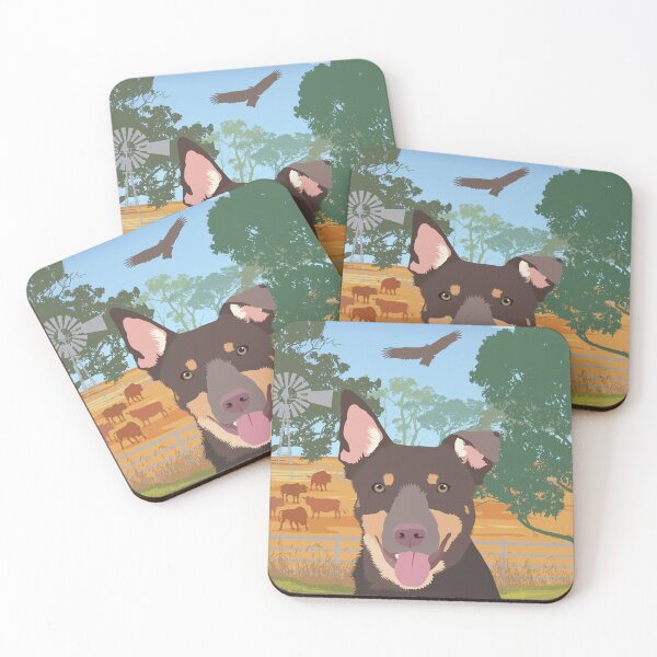 Item preview, Kelpie Dog Australian Farm Selfie designed and sold by blueidesign.