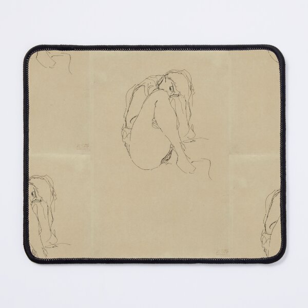 Item preview, Tod Und Leben by Gustav Klimt: Minimalist Nude Line Drawing Poster designed and sold by artofuniverse.