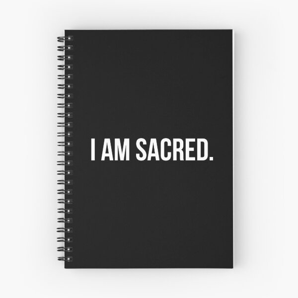 Item preview, I AM SACRED Affirmation Design designed and sold by SHUINA SKO DESIGNS.