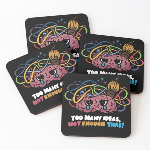 Item preview, Too many ideas, not enough time! designed and sold by Trippy Jane Art.