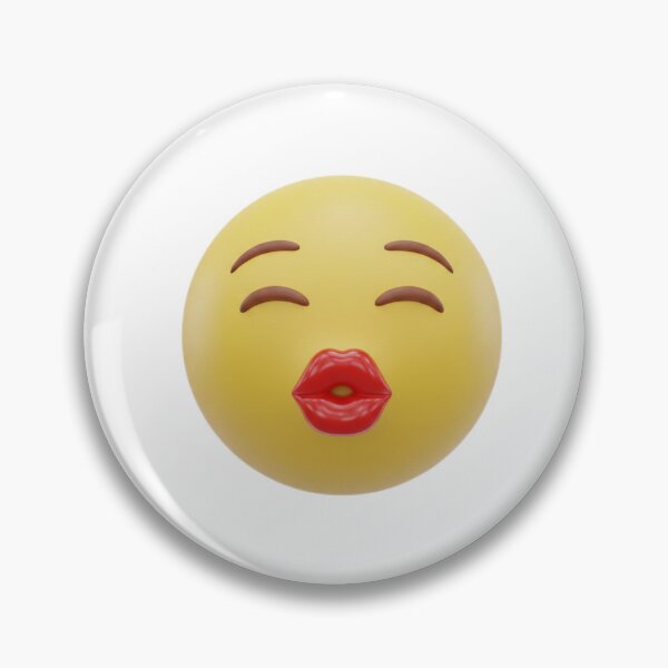 Item preview, The Crimson Pucker Emoji designed and sold by Nava Rose.