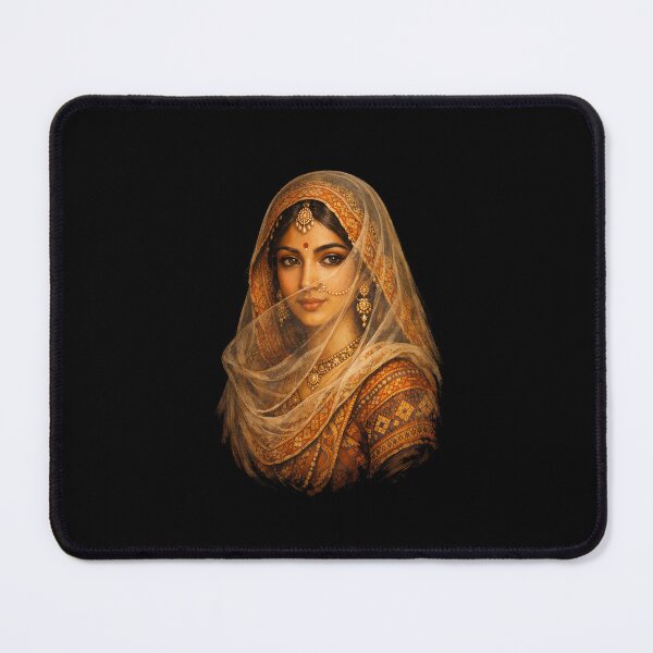 Item preview, Royal Indian Woman Portrait Art designed and sold by UrbanMint-2026.