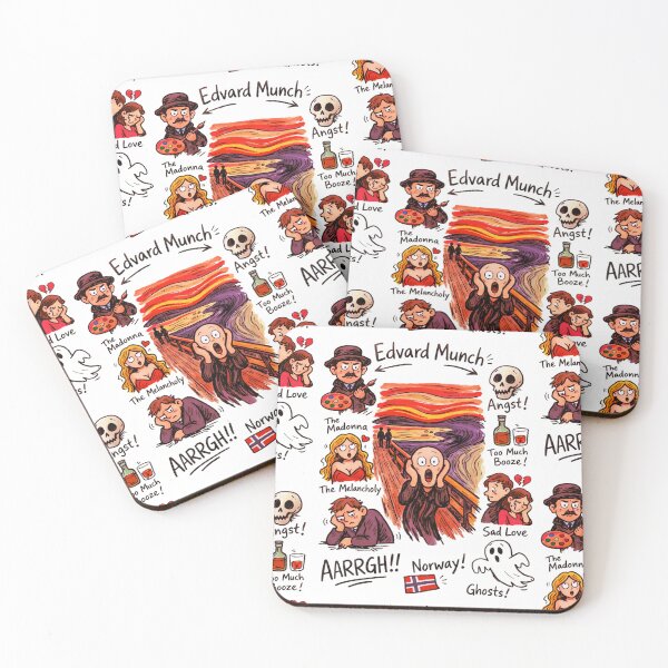 Item preview, Munch Comics Inspired Artistic Expression designed and sold by Arte Cartoon From TagTeam Group.