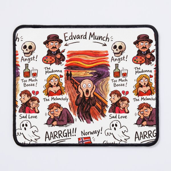 Item preview, Munch Comics Inspired Artistic Expression designed and sold by Arte Cartoon From TagTeam Group.