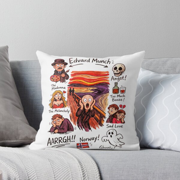 Aperçu de l'œuvre Expression artistique inspirée par les bandes dessinées Munch créée et vendue par Arte Cartoon From TagTeam Group.