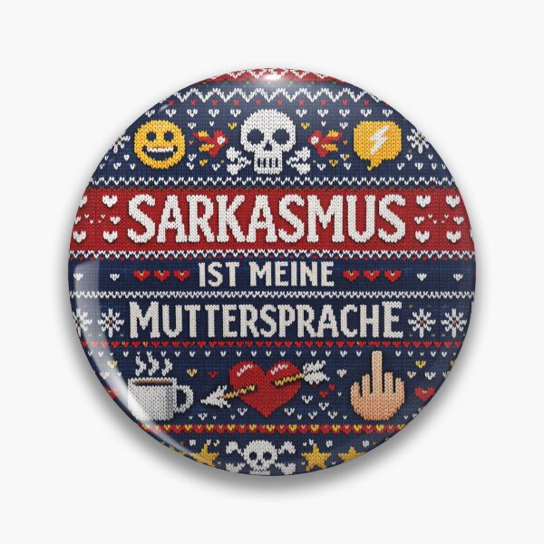 Artikelvorschau, Sarkasmus ist meine Muttersprache Strick Design entworfen und verkauft von Mauswohn.