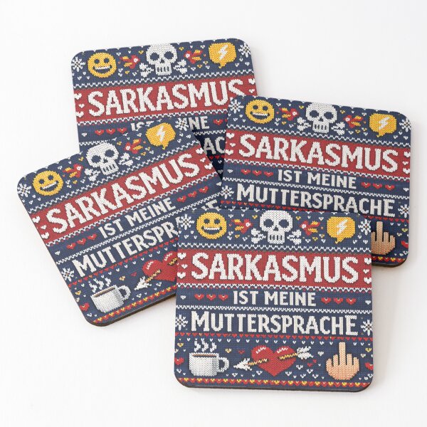 Item preview, Sarcasm is my mother tongue. Knitting design. designed and sold by Mauswohn.