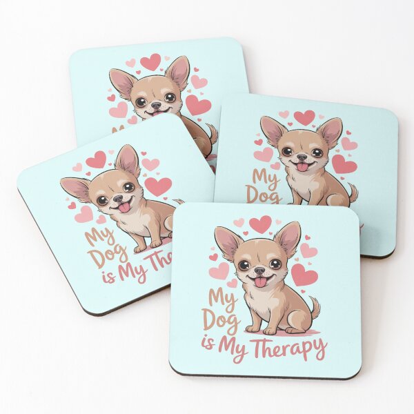 Item preview, My Dog Is My Therapy Cute Chihuahua Design For Dog Lovers designed and sold by Nzgiftsandmore.
