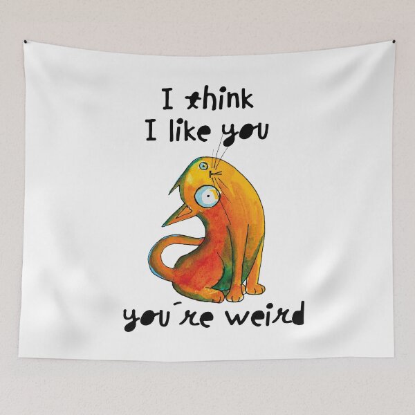 Item preview, Valentine's Day motif - you're weird designed and sold by Beronise.