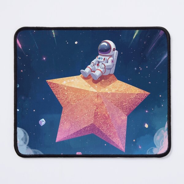 Item preview, Astronaut on a Magical Star designed and sold by PixelVibe782.