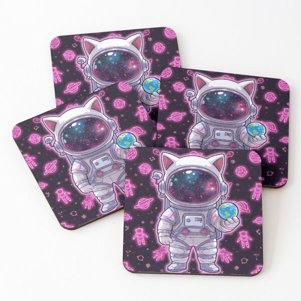 Item preview, Kawaii Astronaut Cat designed and sold by PixelVibe782.