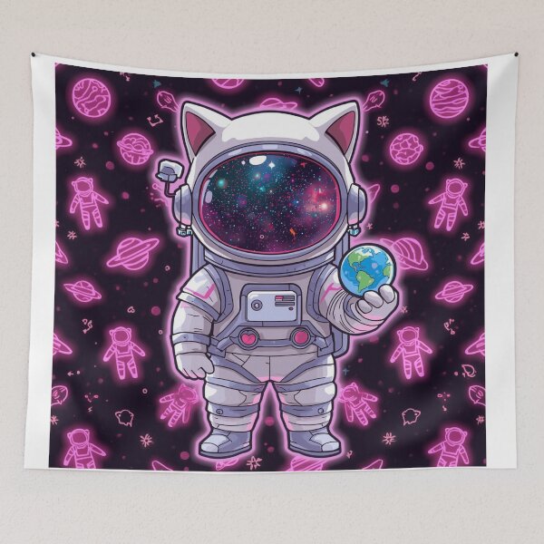 Item preview, Kawaii Astronaut Cat designed and sold by PixelVibe782.
