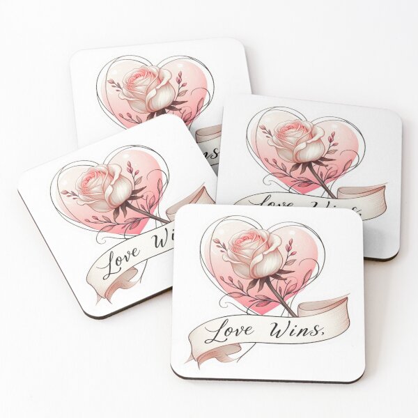 Item preview, Love Wins Rose Heart designed and sold by lorand-designs.