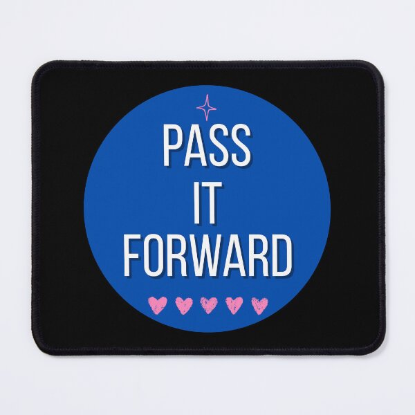 Item preview, Pass It Forward Retro Motivational Quote Sticker – Kindness Typography Design designed and sold by FestivityFinds.