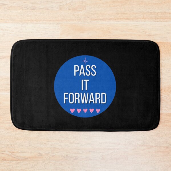Item preview, Pass It Forward Retro Motivational Quote Sticker – Kindness Typography Design designed and sold by FestivityFinds.