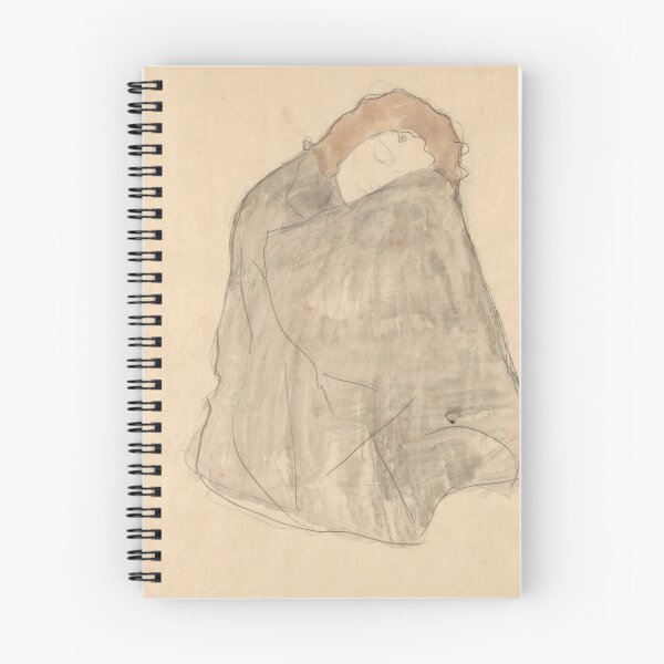 Item preview, Zusammengekauert Sitzende Frau by Gustav Klimt: Minimalist Vienna Secession Poster designed and sold by artofuniverse.