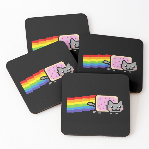 Item preview, Pixel Rainbow Cat Pixel Art Retro Meme Style designed and sold by JEFDodsonArt.