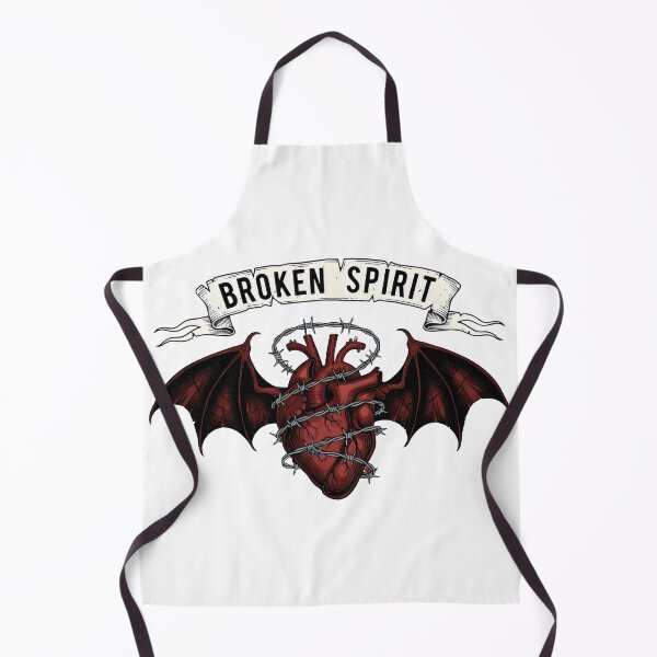 Item preview, Broken Spirit Barbed Wire Heart – Gothic Emo Dark Romance Heartbreak Gift Design designed and sold by Luminari Creations.