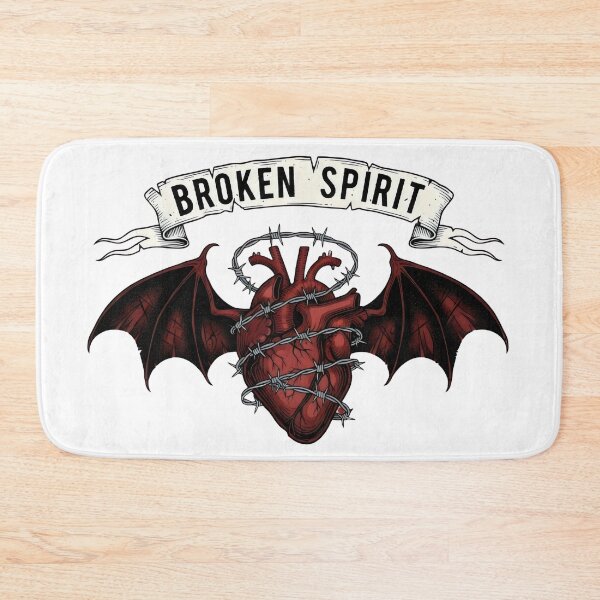 Item preview, Broken Spirit Barbed Wire Heart – Gothic Emo Dark Romance Heartbreak Gift Design designed and sold by Luminari Creations.