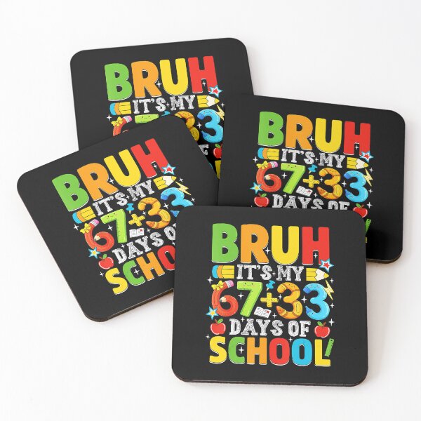 Item preview, Bruh It's My 67+33 Days Of School Funny 100th Day School Design designed and sold by gladysenglish.