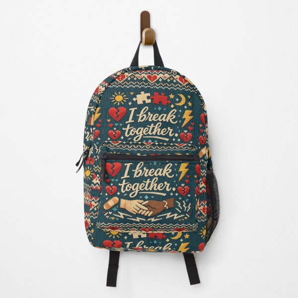 Item preview, Funny Denglisch saying I break together knitting design designed and sold by Mauswohn.