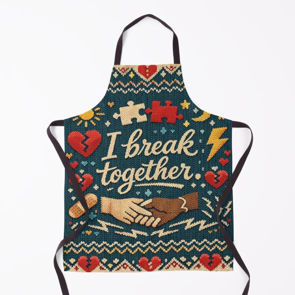 Item preview, Funny Denglisch saying I break together knitting design designed and sold by Mauswohn.