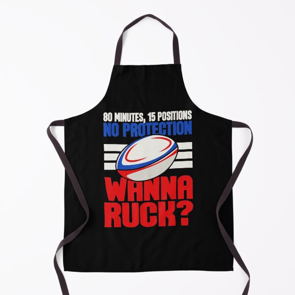 Item preview, 80 Minutes, 15 Positions No Protection Rugby Humor Bold Typography designed and sold by GabrieSketcham.