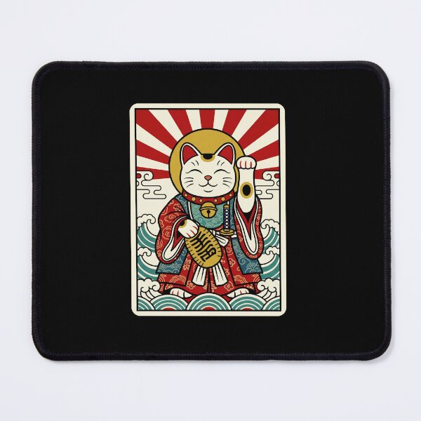 Item preview, Maneki Neko Lucky Cat Japanese Fortune Art designed and sold by JordynLadukeg65.