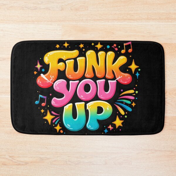 Item preview, FUNK YOU UP Typographic Text Design designed and sold by Arte Cartoon From TagTeam Group.