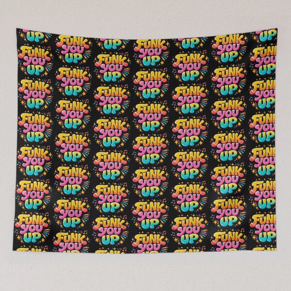 Item preview, FUNK YOU UP Typographic Text Design designed and sold by Arte Cartoon From TagTeam Group.