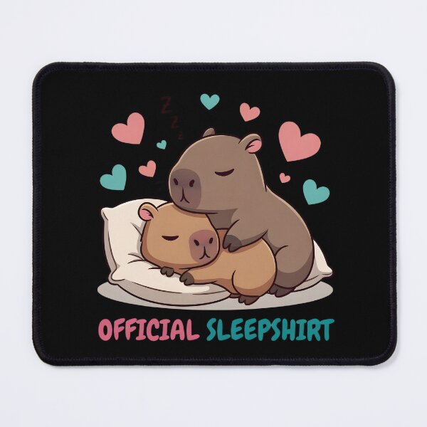 Item preview, Official Sleepshirt Sleepy Capybara Couple designed and sold by dudelinart.