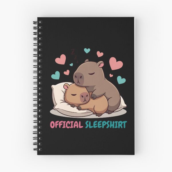 Item preview, Official Sleepshirt Sleepy Capybara Couple designed and sold by dudelinart.