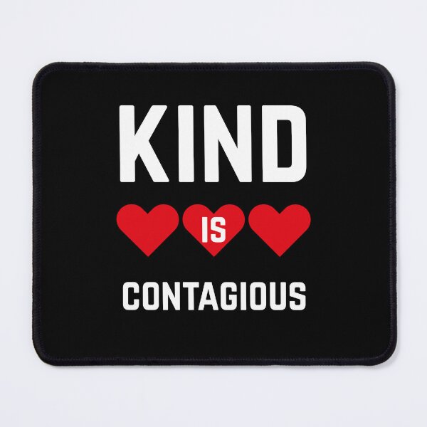 Item preview, Kind Is Contagious Positive Kindness Message Sticker designed and sold by FestivityFinds.