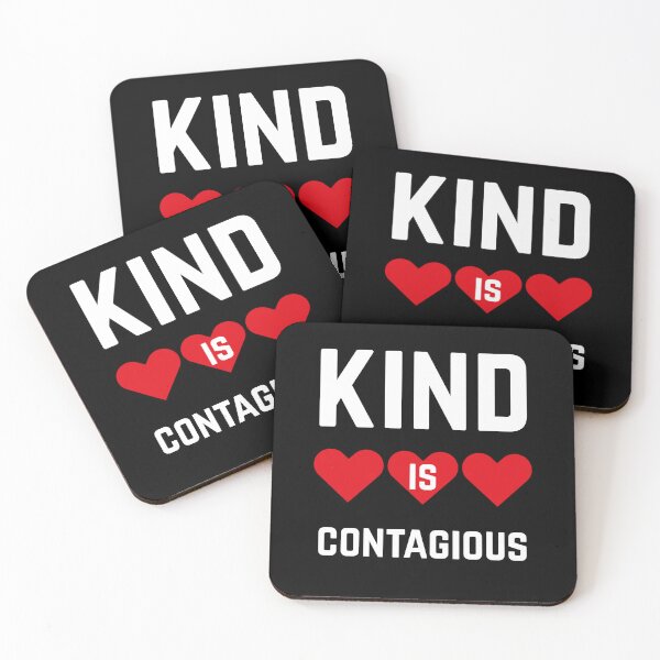 Item preview, Kind Is Contagious Positive Kindness Message Sticker designed and sold by FestivityFinds.