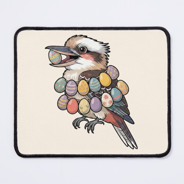 Item preview, Laughing Kookaburra Wrapped in Easter Eggs - Australian Native Bird designed and sold by Wennebabs.