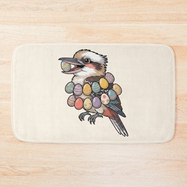 Item preview, Laughing Kookaburra Wrapped in Easter Eggs - Australian Native Bird designed and sold by Wennebabs.