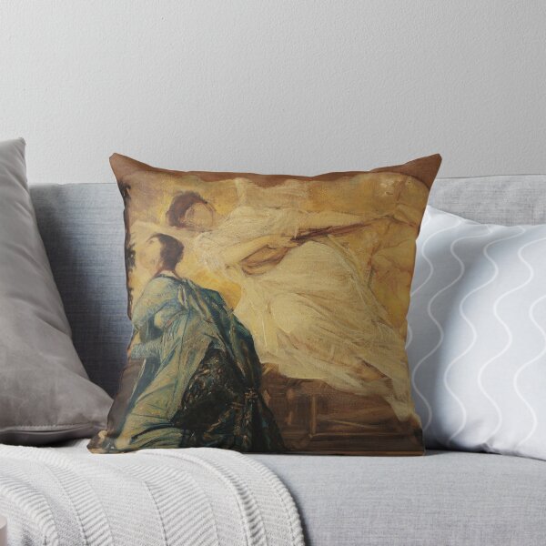 Item preview, Allegory of Sacred Music by Gustav Klimt: Mystical Organ Player Fine Art Print designed and sold by artofuniverse.