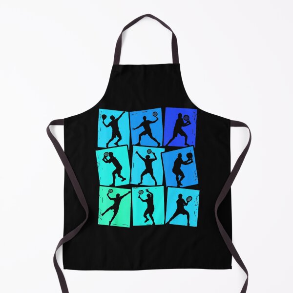 Item preview, Padel Player Silhouette Sport Grid designed and sold by WayTBeenkenArt.