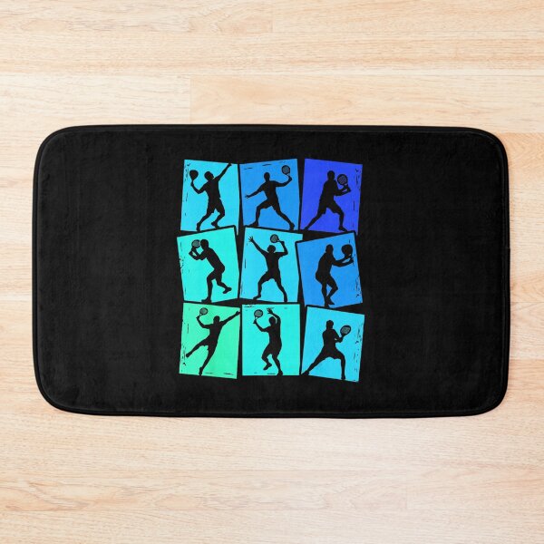 Item preview, Padel Player Silhouette Sport Grid  designed and sold by WayTBeenkenArt.