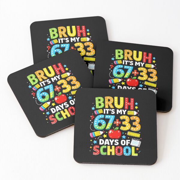 Item preview, Bruh It’s My 67+33 Days Of School Funny 100th Day School  designed and sold by gladysenglish.