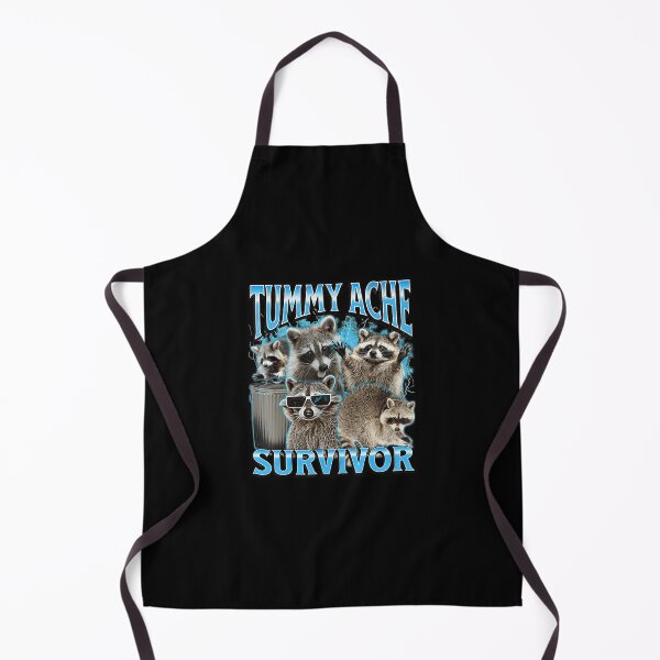 Item preview, TUMMY ACHE SURVIVOR Raccoon Meme Bootleg 90s Graphic designed and sold by tadmercado.