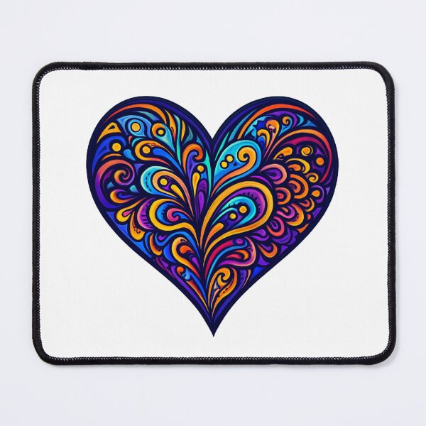 Item preview, Colorful Artistic Heart | Abstract Love Design designed and sold by Artinkcreative.