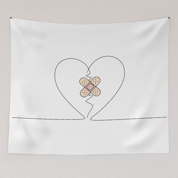 Item preview, Healing Heart – Minimalist One Line Art designed and sold by griez.